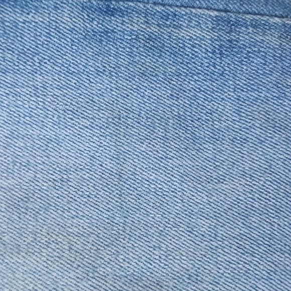 𝅺FASHION Nova Straight Leg Split Hem High Rise Blue Jeans, Size 13 - Picture 15 of 16